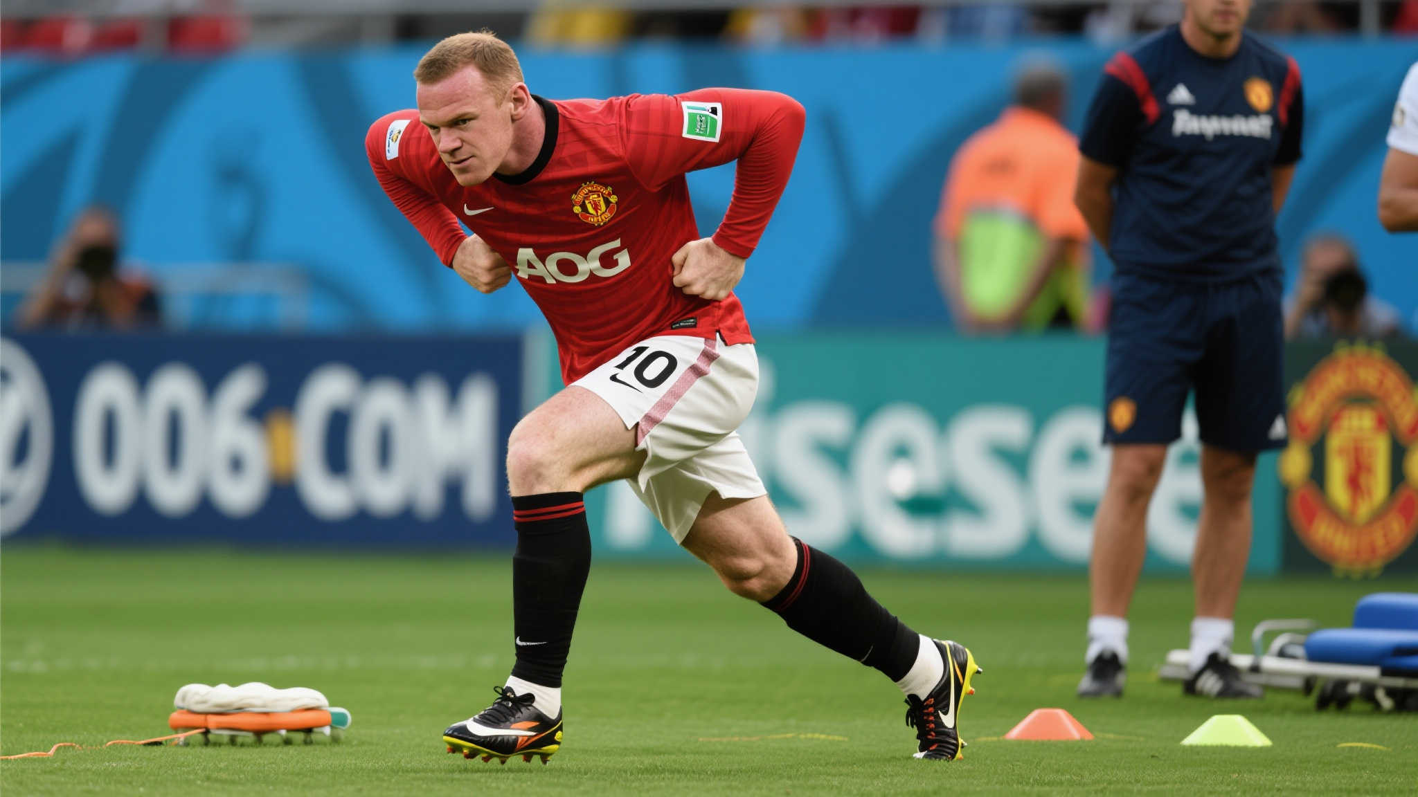 一个经典例子可以参考曼联名宿鲁尼。在2006年世界