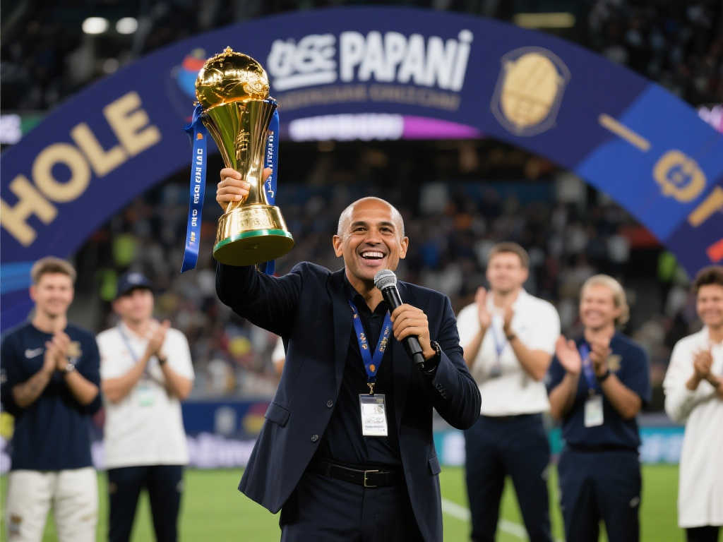 孔帕尼:夺冠喜悦无以言表 致谢幕后英雄们 孔帕尼:夺冠喜悦无以言表 致谢幕后英雄们