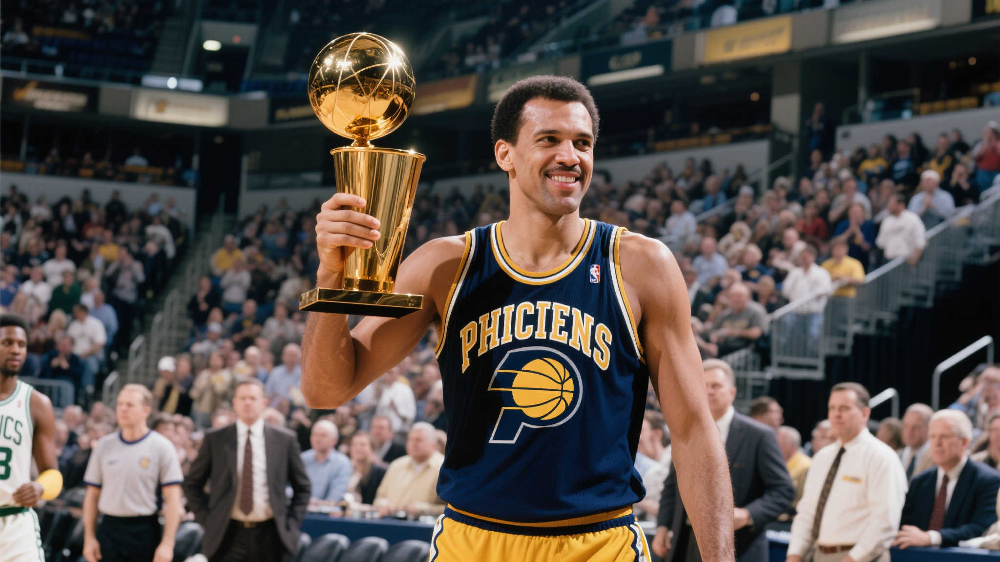 执掌步行者四十余载,唯独总冠军梦难圆 1970年代末期,步行者队正处于低谷。他们既缺乏明